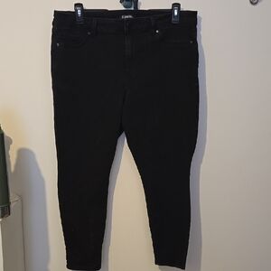 d. jeans Women's Black Stretchy Skinny Jeans Size 18